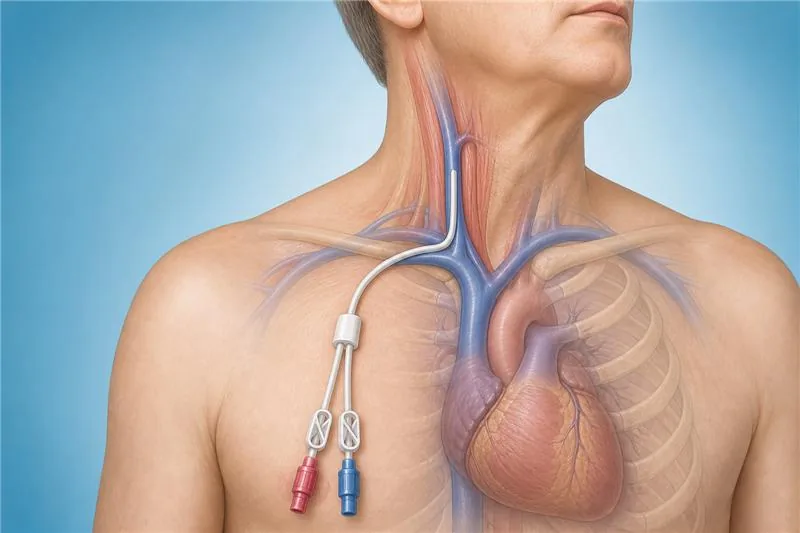 Dialysis catheter insertion procedure in Hyderabad